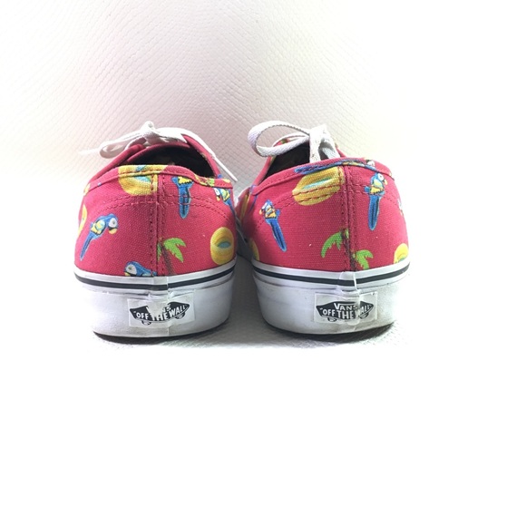RARE VANS Authentic Pool Vibes Red Parrot Size 11 - Picture 10 of 10